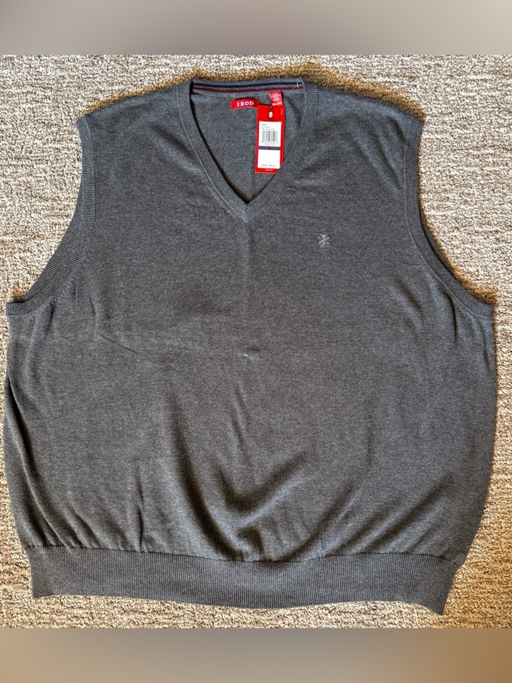 Grey V-Neck Sweater